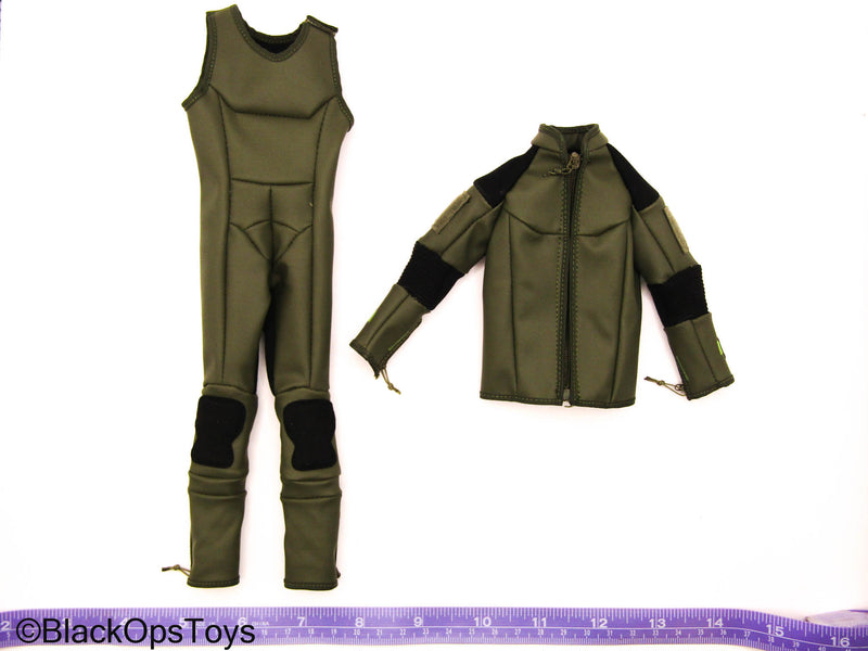 Load image into Gallery viewer, 50th Anniv HK SDU - Green 2-Part Wet Suit
