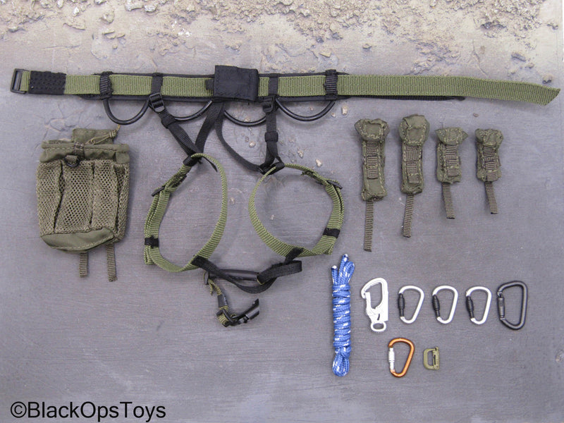 Load image into Gallery viewer, 50th Anniv HK SDU - Green Harness w/Pouch &amp; Carabiner Set
