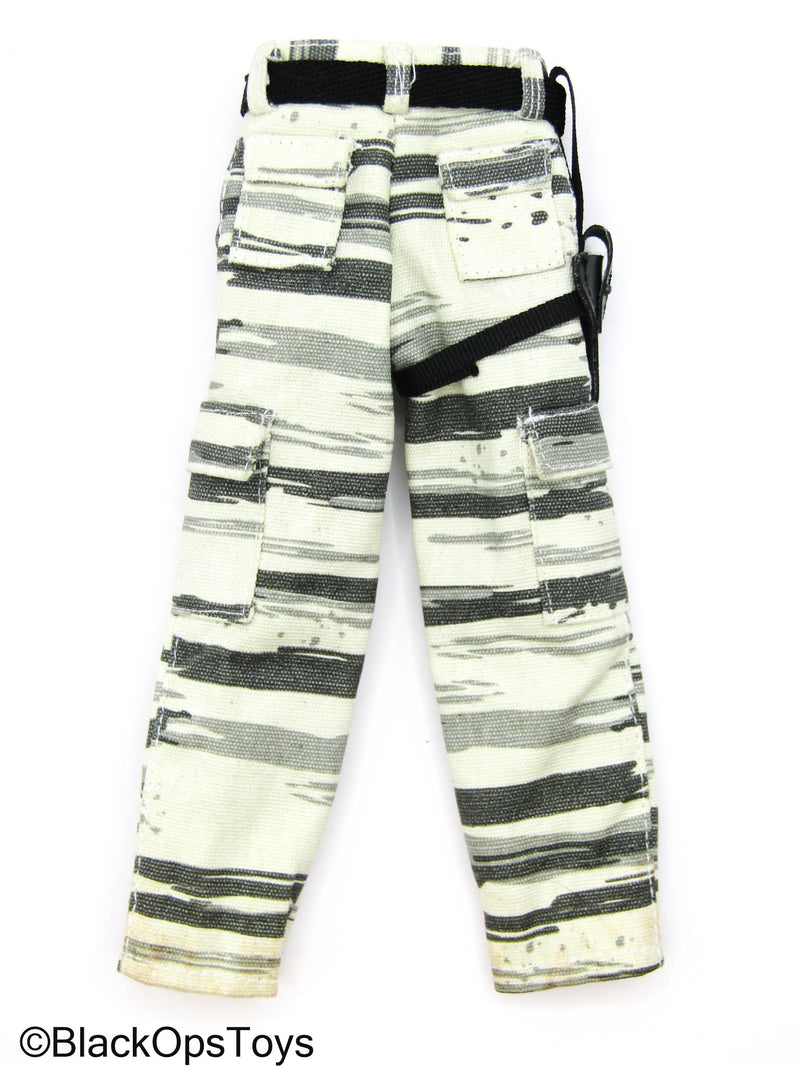 Load image into Gallery viewer, Urban Camo Combat Pants w/Drop Leg Pistol Holster
