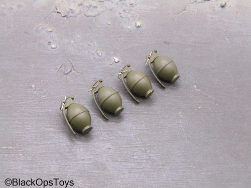 Vietnam MACV-SOG - Green Frag Grenade (X4)