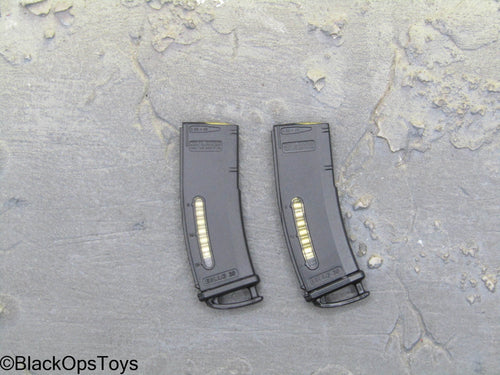 PMC Weapon Set F Ver. A - Black Windowed Magazines (x2)