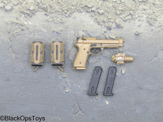 PMC Weapon Set F Ver. B - Tan M9 Pistol Set