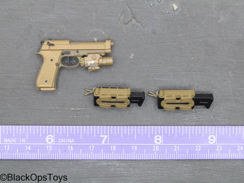 Load image into Gallery viewer, PMC Weapon Set F Ver. B - Tan M9 Pistol Set
