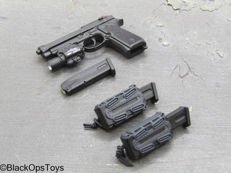 Load image into Gallery viewer, PMC Weapon Set F Ver. A - Black M9 Pistol Set
