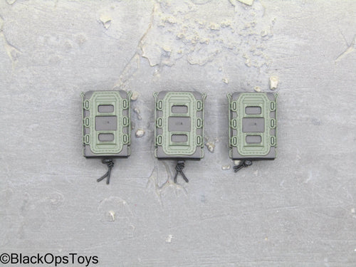 PMC Weapon Set F Ver. D - OD Green Magazine Holsters (x3)