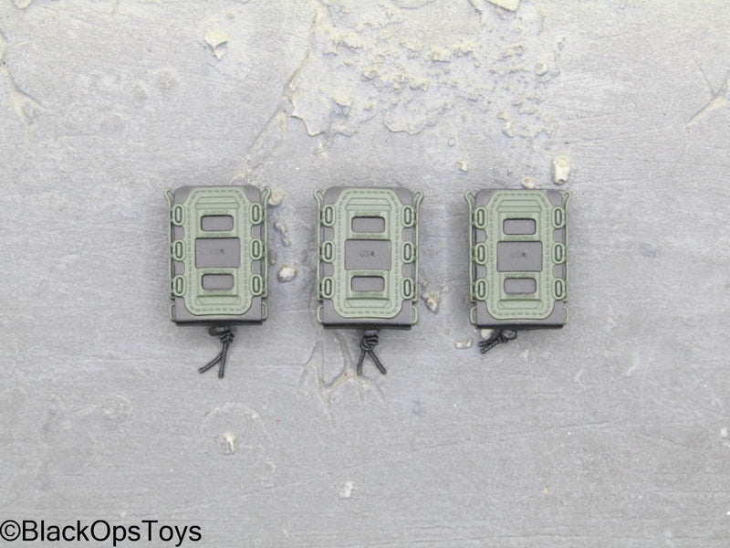 Load image into Gallery viewer, PMC Weapon Set F Ver. D - OD Green Magazine Holsters (x3)
