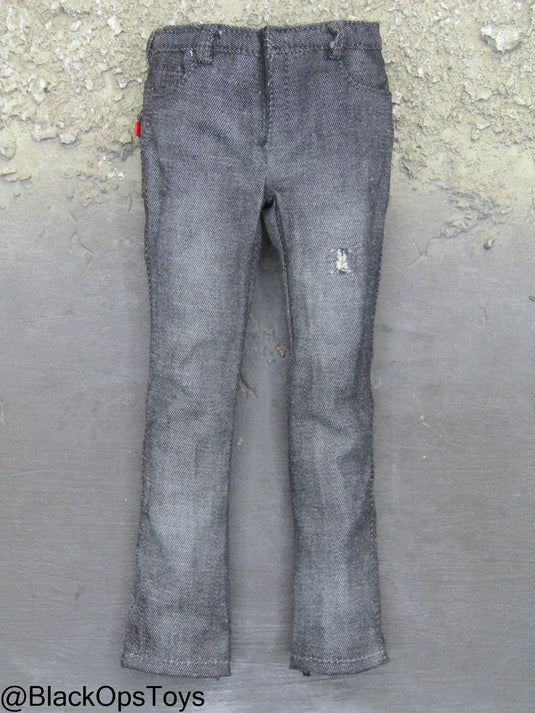 Zombie Killer - Dark Grey Denim Like Jeans