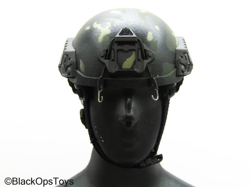 Load image into Gallery viewer, Veteran Tactical Instructor Z - Black Multicam Helmet
