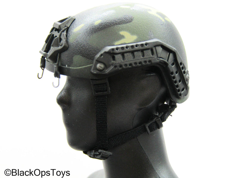 Load image into Gallery viewer, Veteran Tactical Instructor Z - Black Multicam Helmet
