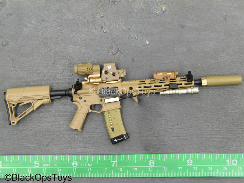 Load image into Gallery viewer, SMU Tier 1 Operator Part XII - SR-16 10” Mlok Assault Rifle w/Attachments
