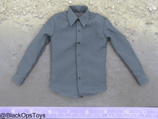 Suit Killer - Grey Long Sleeve Button Up Shirt