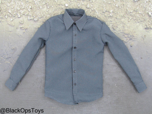 Suit Killer - Grey Long Sleeve Button Up Shirt