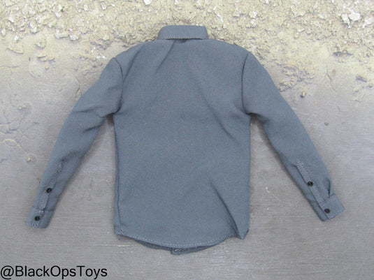 Suit Killer - Grey Long Sleeve Button Up Shirt