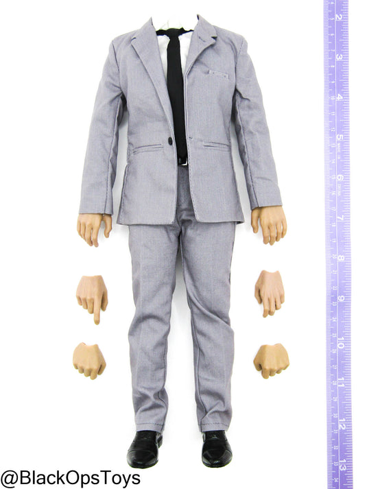 Killer Vincent - Male Grey Suited Body w/Stand & Hand Set (x6)