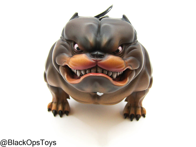 Load image into Gallery viewer, Poker Kingdom - Nell - Brown Bulldog w/Collar &amp; Metal Chain
