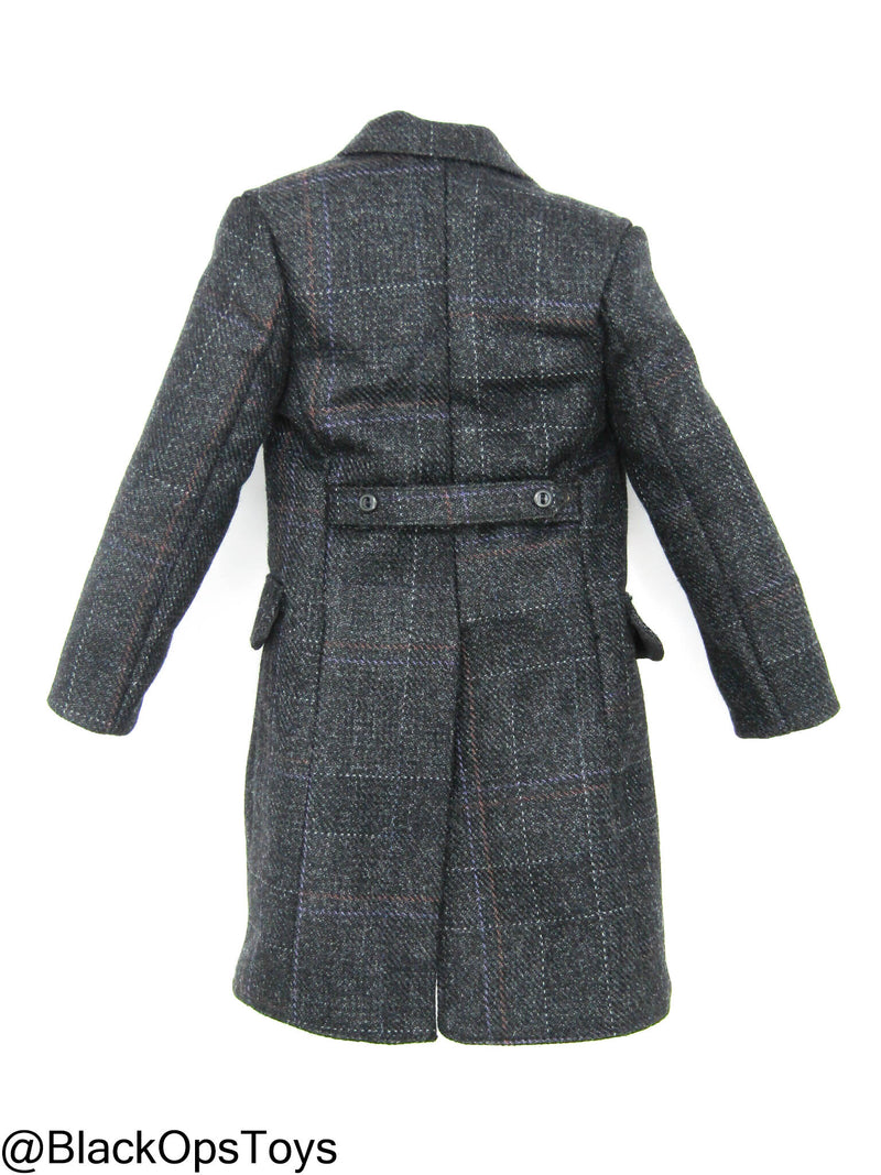 Load image into Gallery viewer, Poker Kingdom - Nell - Plaid Wool Like Overcoat
