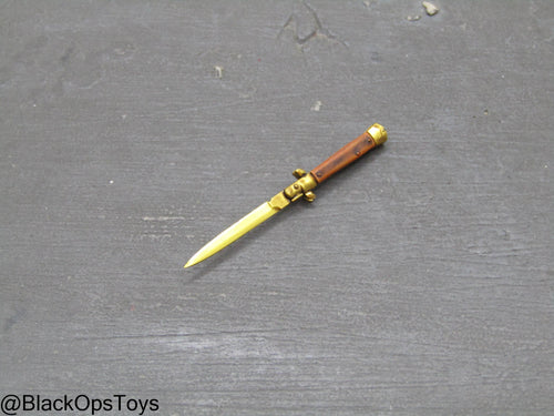 Poker Kingdom - Nell - Gold Like Switchblade Knife