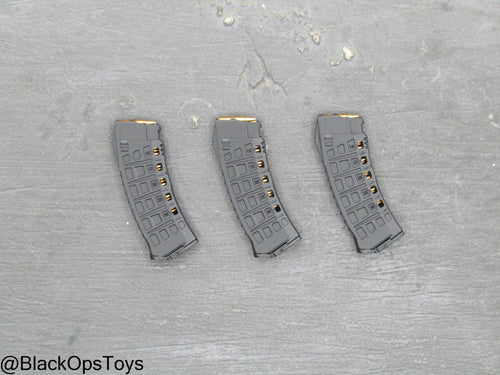 Russian Spetsnaz MVD SOBR - Black Skeleton AK-12 Magazine Set (x3)