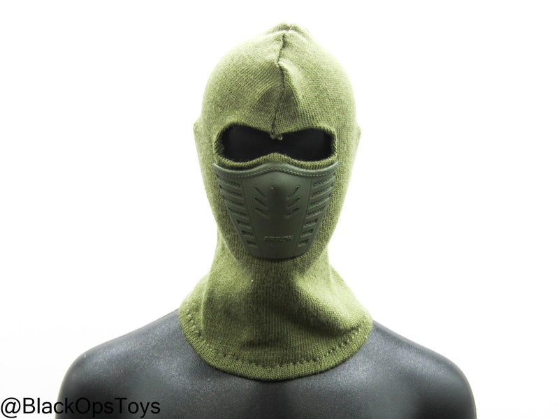 Load image into Gallery viewer, Russian Spetsnaz MVD SOBR - OD Green Balaclava w/Hardcover
