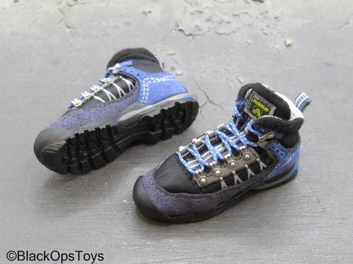 Exo Suit Test-02 - Purple & Blue Combat Shoes (Foot Type)