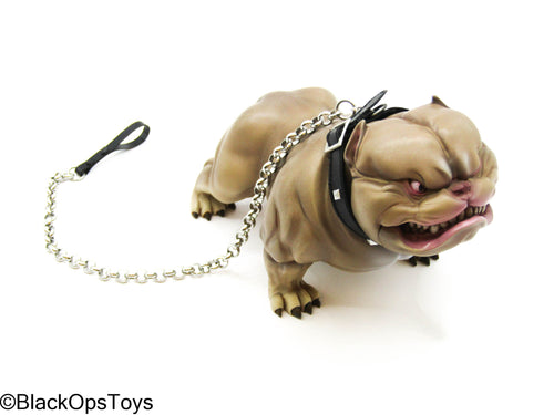 Poker Kingdom LTD - Nell - Tan Bulldog w/Collar & Metal Chain