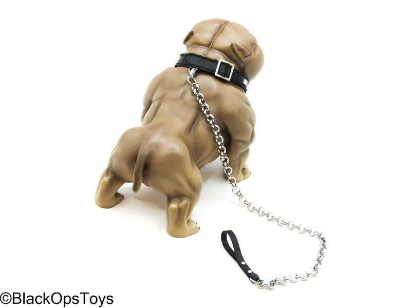 Load image into Gallery viewer, Poker Kingdom LTD - Nell - Tan Bulldog w/Collar &amp; Metal Chain
