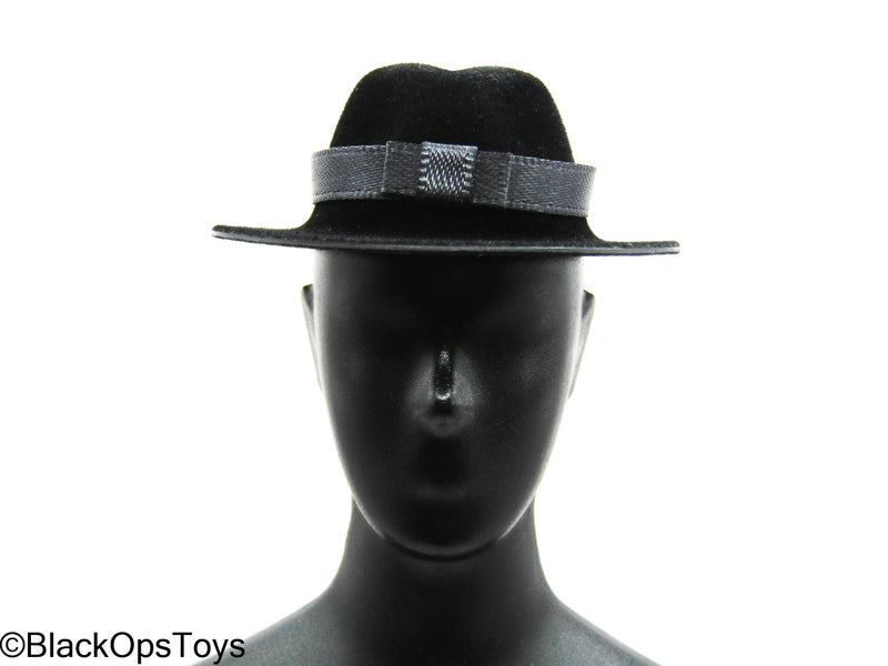 Load image into Gallery viewer, Poker Kingdom LTD - Nell - Black Fedora w/Grey Band
