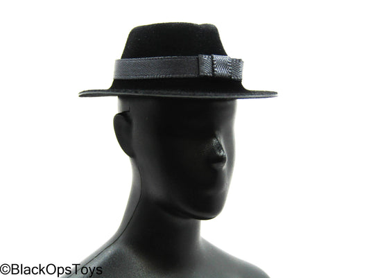 Poker Kingdom LTD - Nell - Black Fedora w/Grey Band