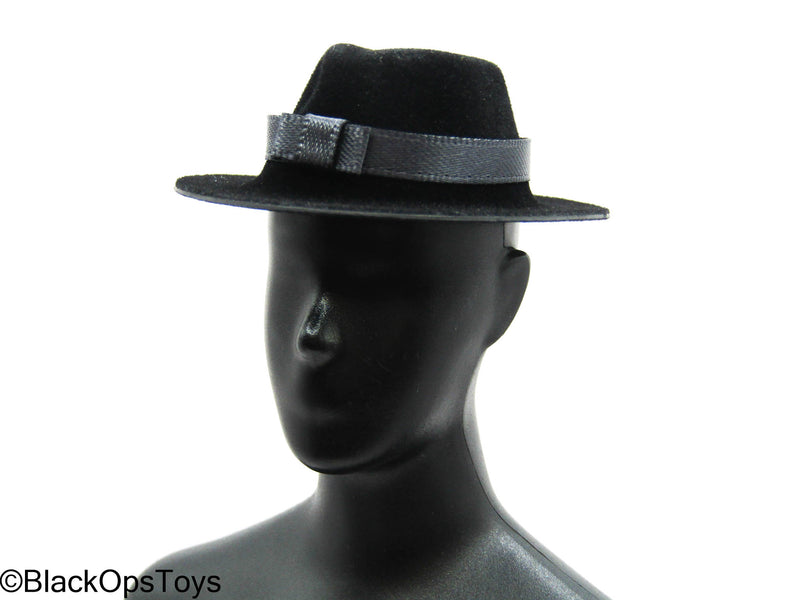 Load image into Gallery viewer, Poker Kingdom LTD - Nell - Black Fedora w/Grey Band
