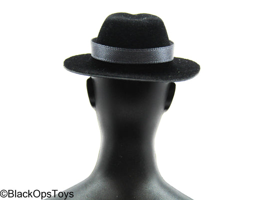 Poker Kingdom LTD - Nell - Black Fedora w/Grey Band