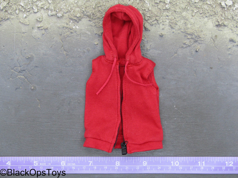 Load image into Gallery viewer, Spider-Man ITS - Miles Morales - Red Sleeveless Hoodie
