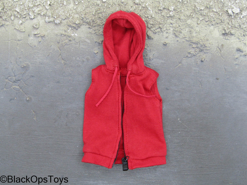 Load image into Gallery viewer, Spider-Man ITS - Miles Morales - Red Sleeveless Hoodie
