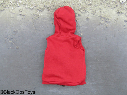 Spider-Man ITS - Miles Morales - Red Sleeveless Hoodie