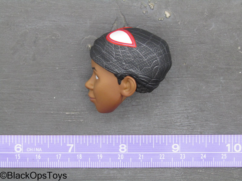 Load image into Gallery viewer, Spider-Man ITS - Miles Morales - Teenage Male Half-Masked Headsculpt
