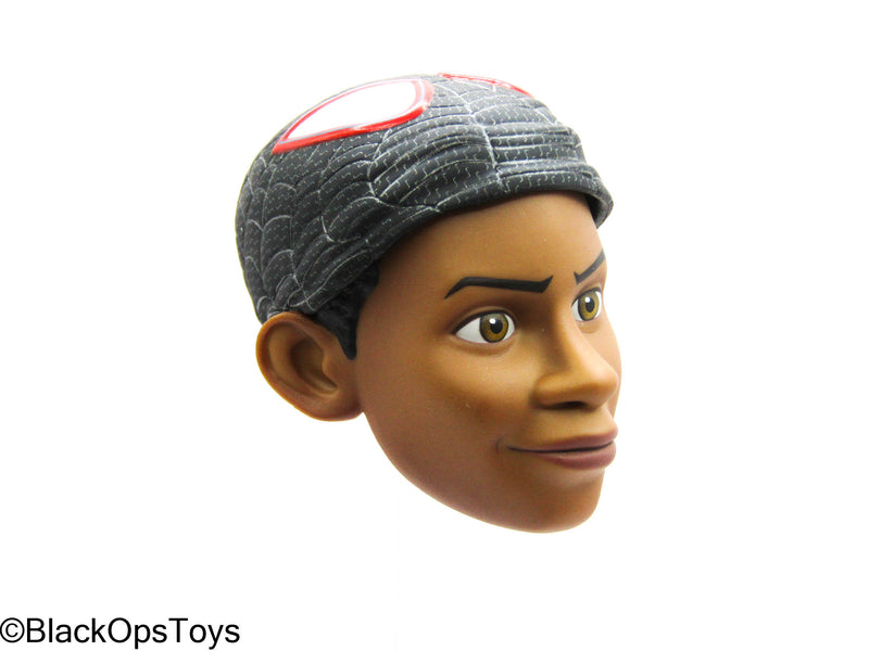 Load image into Gallery viewer, Spider-Man ITS - Miles Morales - Teenage Male Half-Masked Headsculpt
