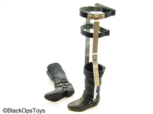 Mad Max - Weathered Boots w/Leg Brace (Peg Type READ DESC)