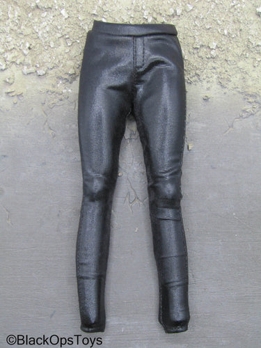 Scratch & Dent (READ DESC) - Female Black Leather Like Pants