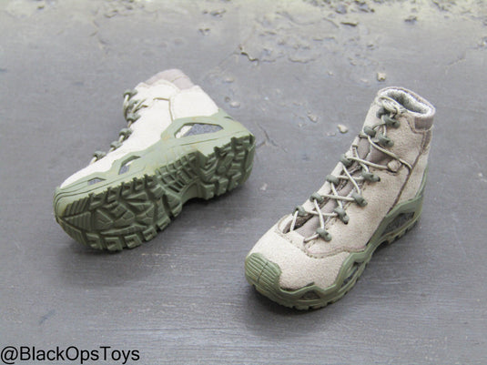 SOBR - Version R - Tan & Green Combat Boots (Peg Type)