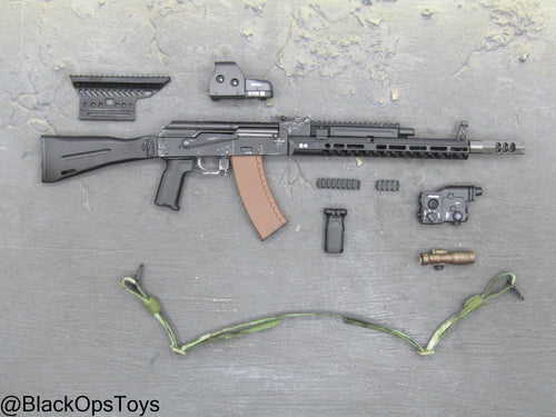 SOBR - Version R - Black AK74 Rifle w/Folding Stock & Attachment Set