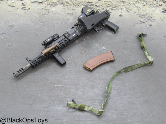 SOBR - Version R - Black AK74 Rifle w/Folding Stock & Attachment Set