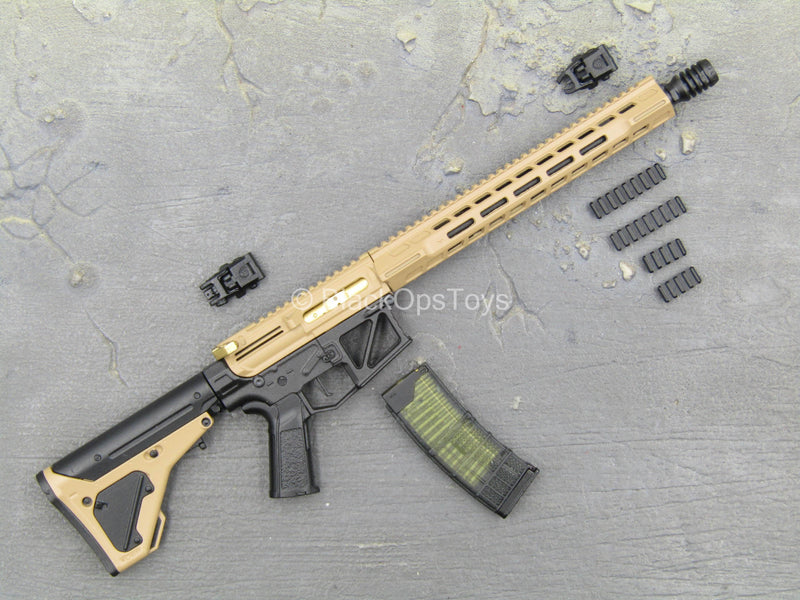 Load image into Gallery viewer, Doom&#39;s Day Kit - Black &amp; Tan 5.56 Assault Rifle
