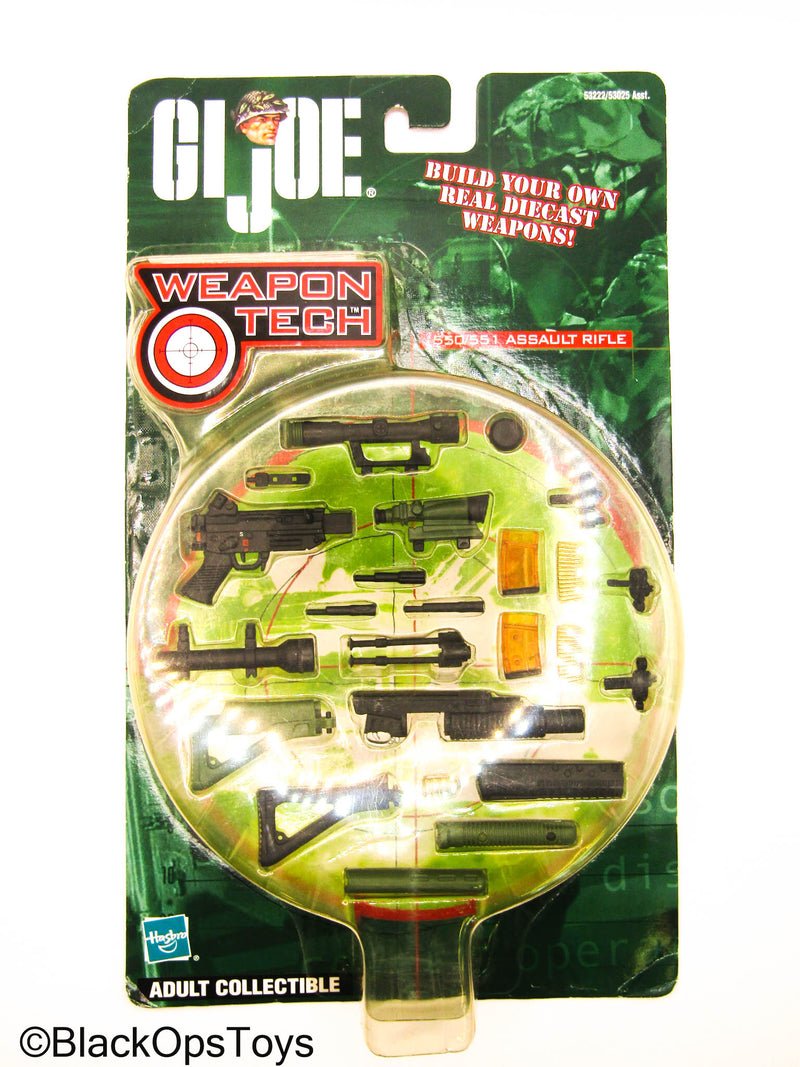 Load image into Gallery viewer, GI JOE - Metal 550/551 Assault Rifle Weapon Tech - MINT IN BOX
