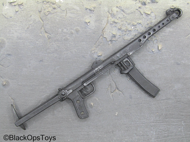 Load image into Gallery viewer, Scratch &amp; Dent (READ DESC) - Black Submachine Gun w/Folding Stock
