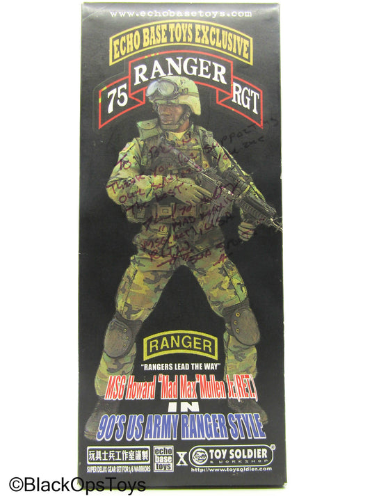 SIGNED - MSG Howard "Mad Max" Mullen Jr. (R.F.T.) In 90's US Army Ranger Style Exclusive - MINT IN BOX