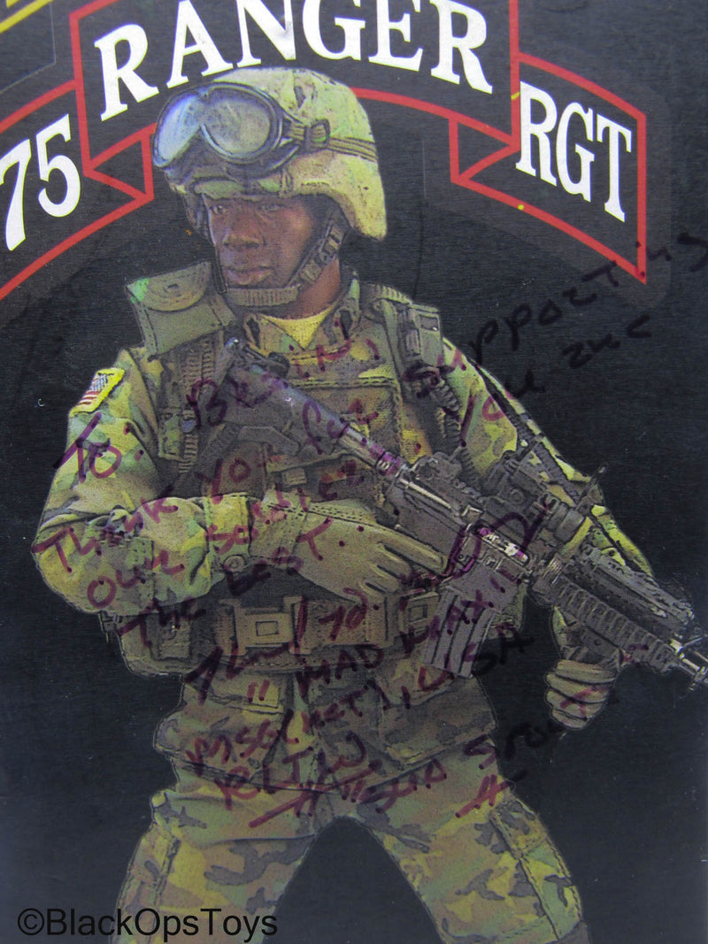 Load image into Gallery viewer, SIGNED - MSG Howard &quot;Mad Max&quot; Mullen Jr. (R.F.T.) In 90&#39;s US Army Ranger Style Exclusive - MINT IN BOX
