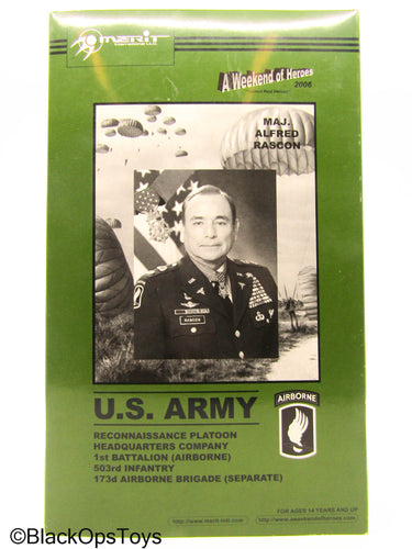 AWOHS - U.S. Army - MAJ. Alfred Rascon In Recon Platoon HQ Company - MINT IN BOX