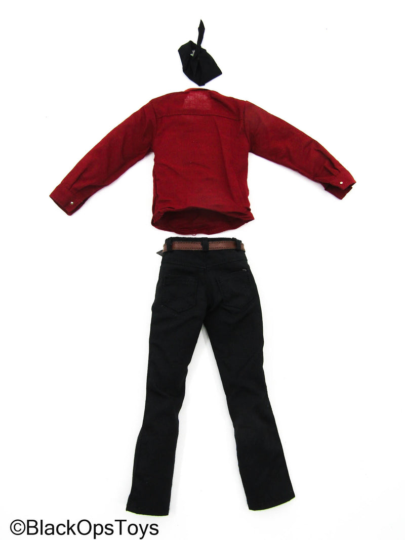 Load image into Gallery viewer, William - Red Shirt w/Pants &amp; Handkerchief
