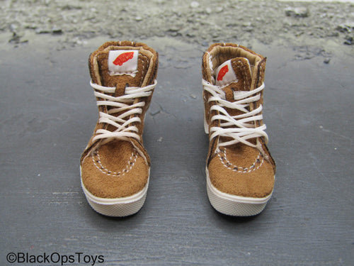 Tan Sk8 Shoes (Foot Type)