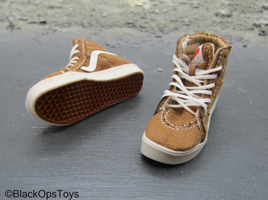 Tan Sk8 Shoes (Foot Type)