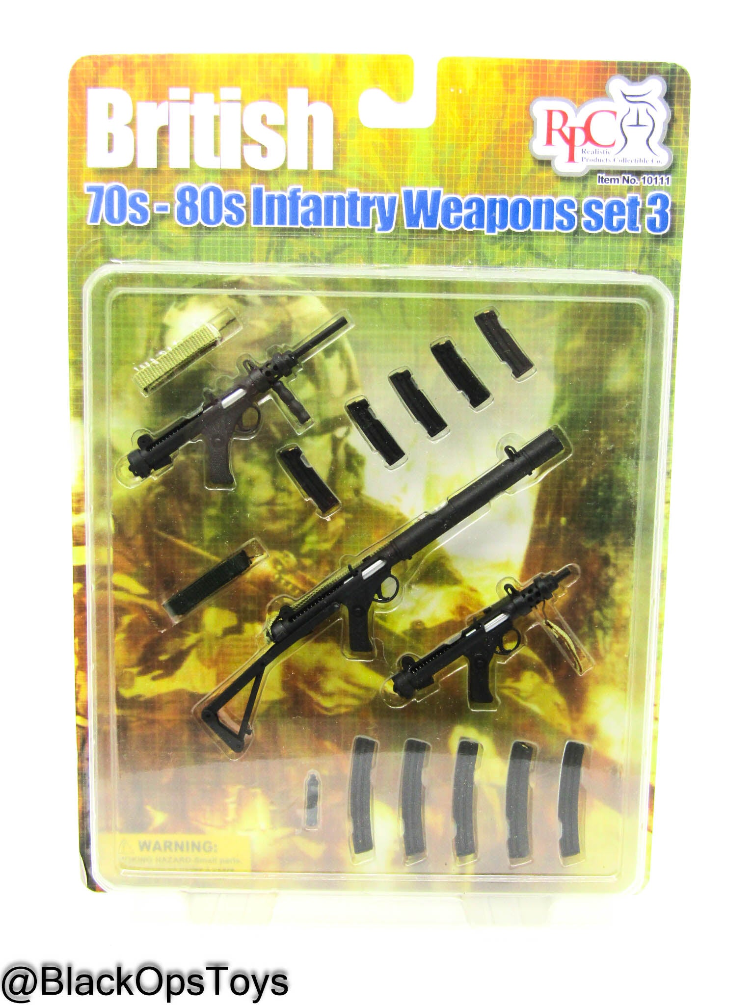 British 70s-80s Infantry Weapon Set 3 - MINT IN BOX – BlackOpsToys